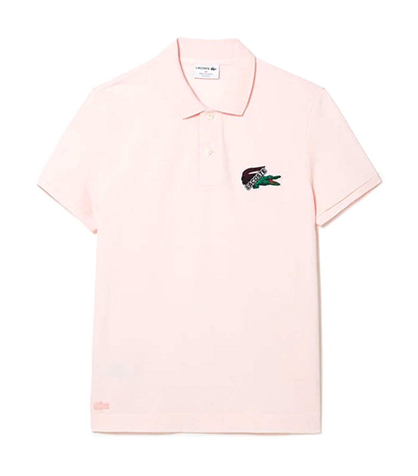 Lacoste Men's Holiday Relaxed Fit Oversized Crocodile T-Shirt Flamingo