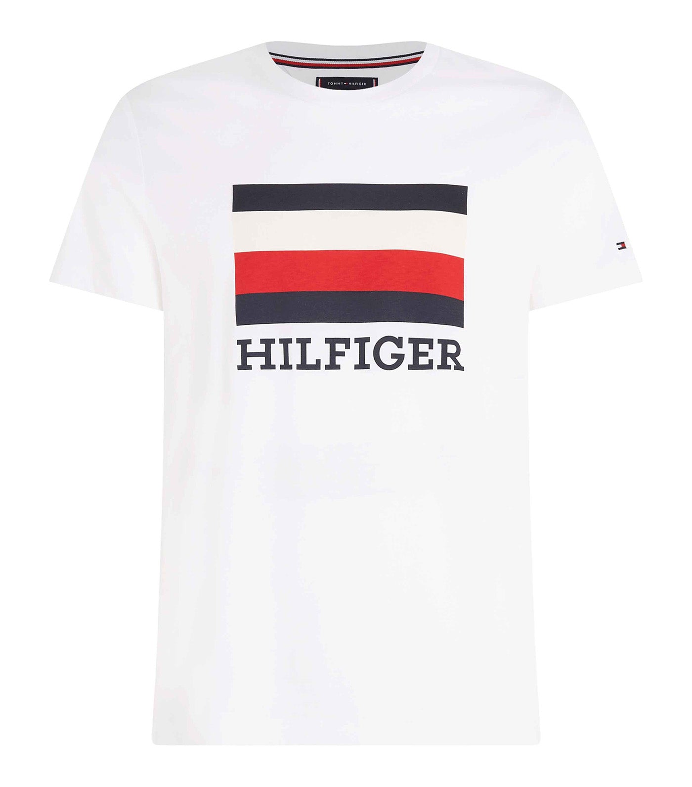 Tee Tommy Men\'s Slim RWB Monotype White Hilfiger Chest Fit