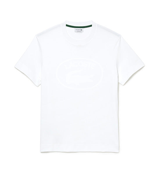 Lacoste Lacoste Regular Printed Fit T-Shirt Colourblock Sequoia/Abysm