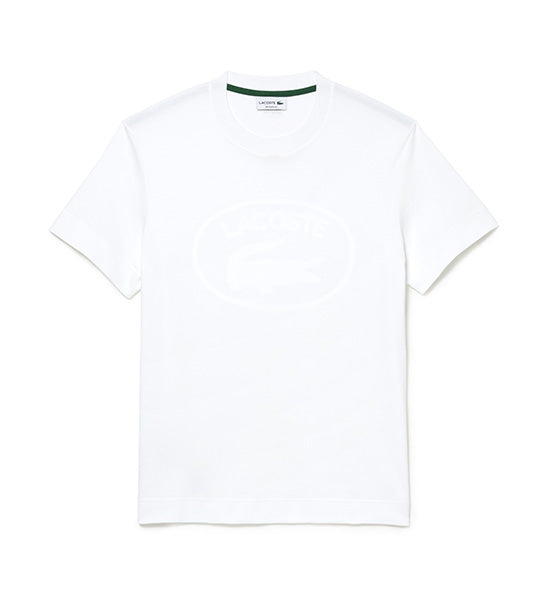 Lacoste Lacoste Regular Fit Printed Colourblock T-Shirt Sequoia/Abysm