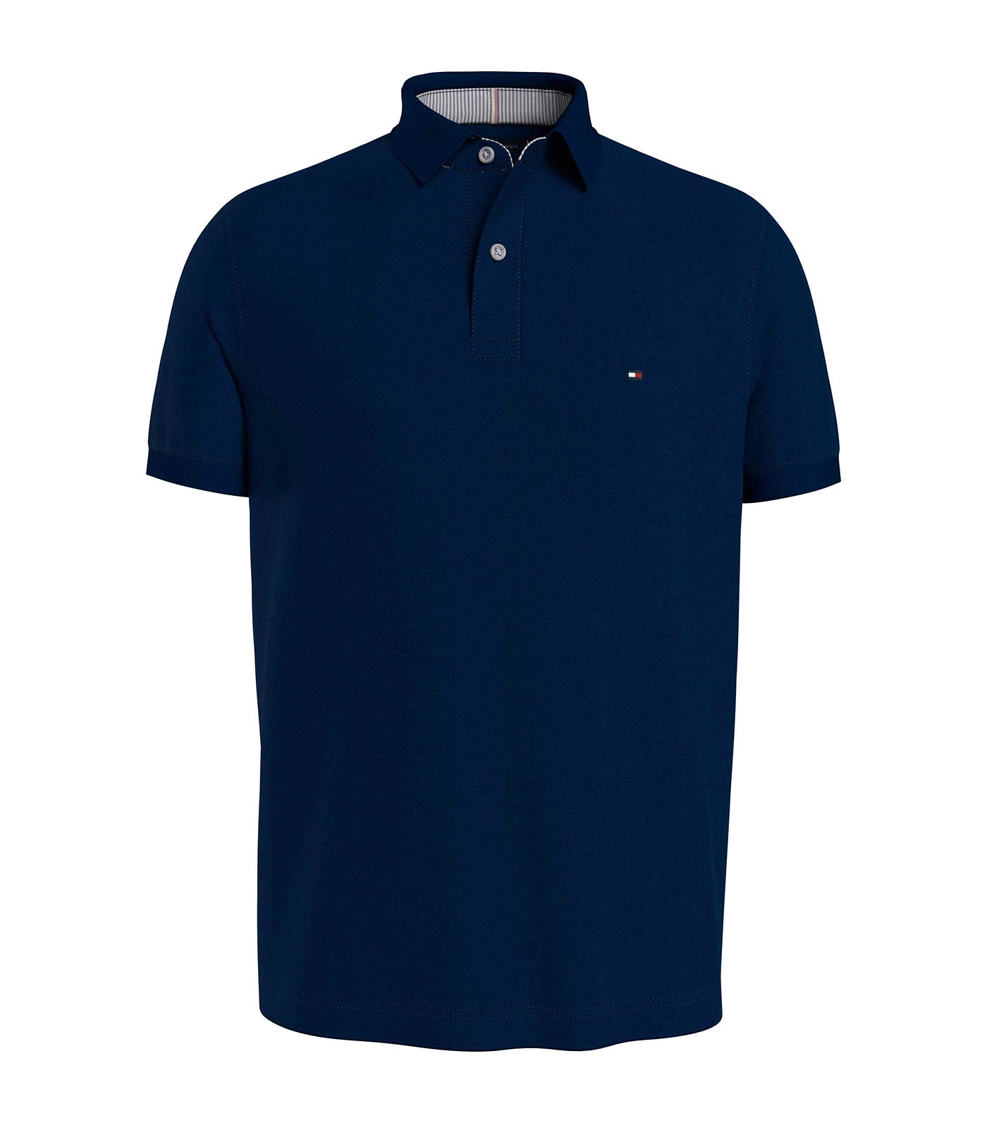 Tommy Hilfiger Men\'s 1985 Classic Fit Slim Sky Desert Polo