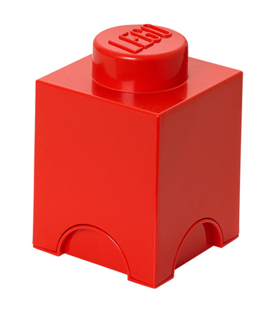 LEGO STORAGE / LUNCH BOX 8 RED BOYS GIRLS SCHOOL HARD CASE LEGO BRICK