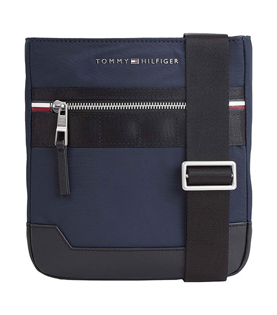 Men\'s Stripe Reporter Bag Blue Space Hilfiger Skyline Mini Tommy