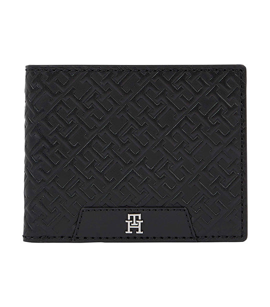 Tommy Hilfiger Men's Central Mini Credit Card Wallet Black