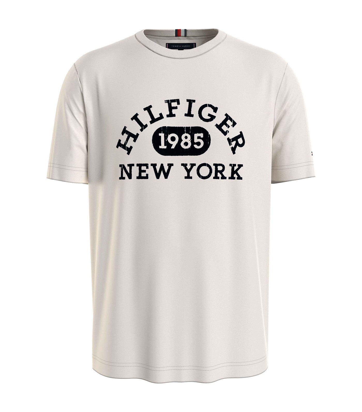 Tommy Hilfiger Men\'s Monogram Stamp Tee Ancient White