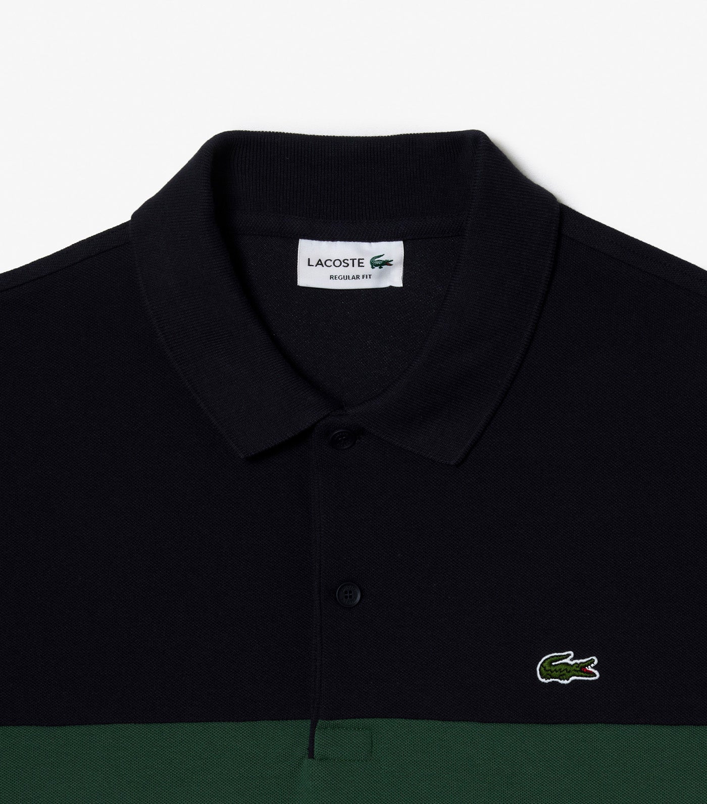 Lacoste Lacoste Regular Fit T-Shirt Colourblock Printed Sequoia/Abysm