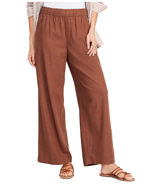 Old Navy High-Waisted Playa Soft-Spun Wide-Leg Pants for Women In