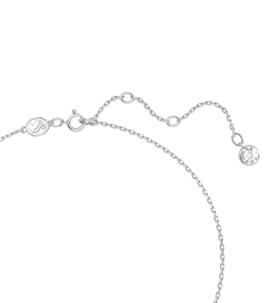 SWAROVSKI Ortyx necklace， Triangle cut， White， Rhodium plated[並行輸入品]  オリジナルブランド ファッション