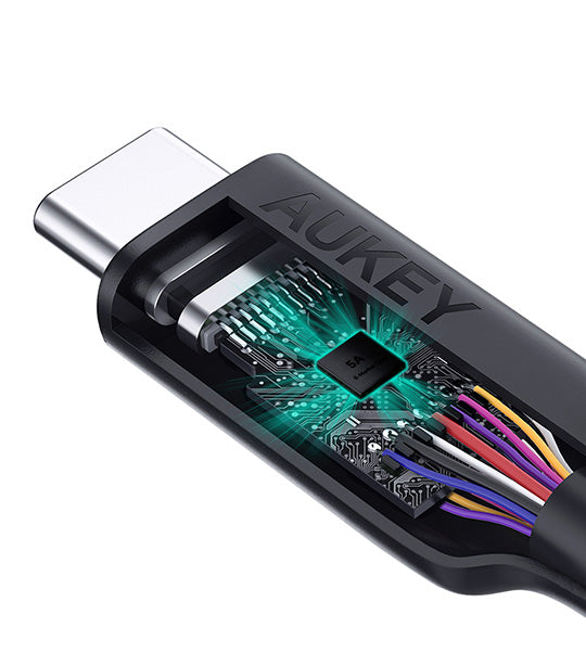 Chargeur secteur Aukey PA-B1L USB-C 30W (noir) 