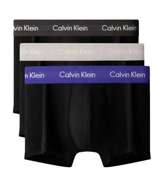 Calvin Klein Cotton Stretch 3 Pack Low Rise Trunks Multi