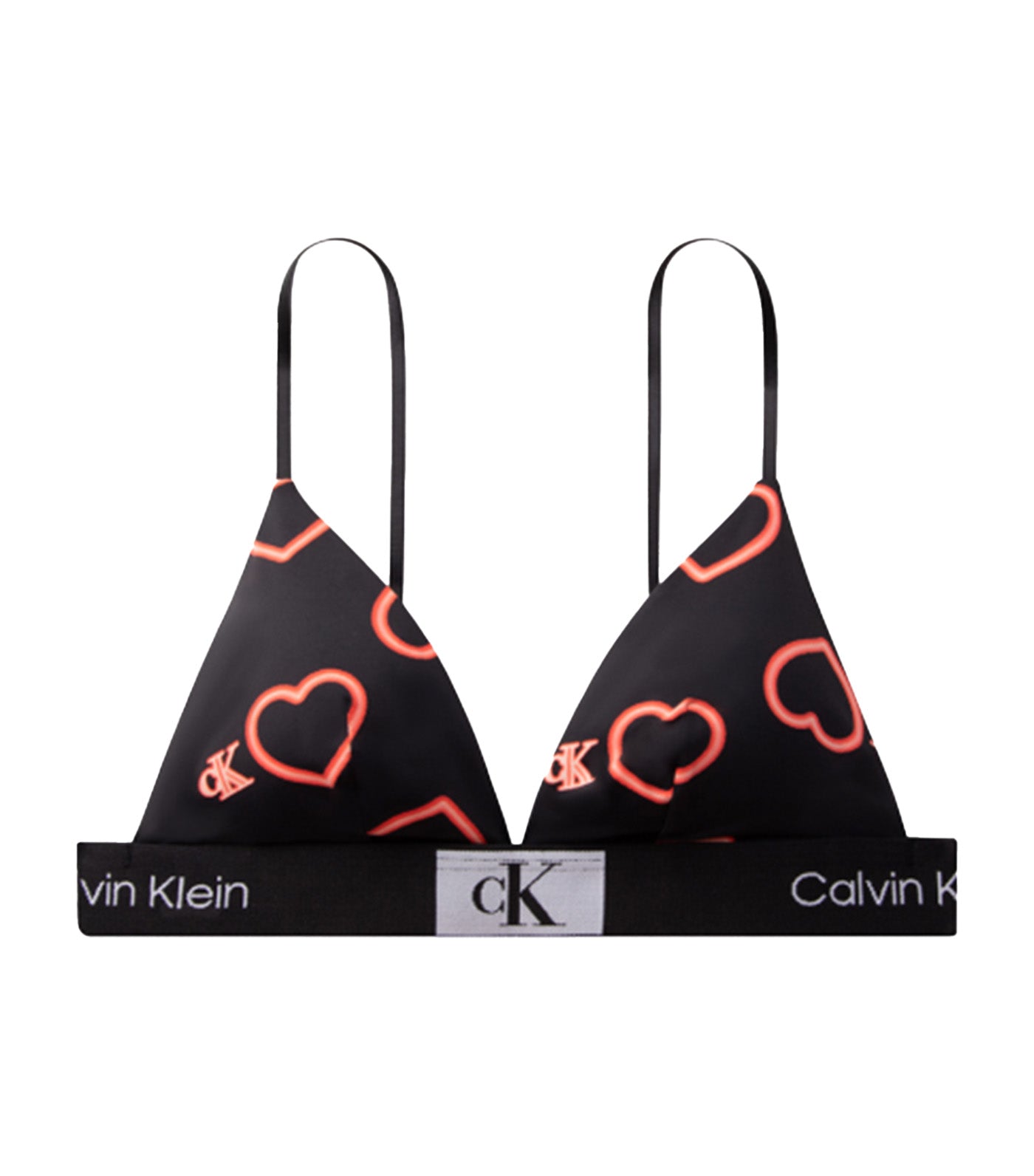 Buy Calvin Klein Light Lined Triangle Bra In Red