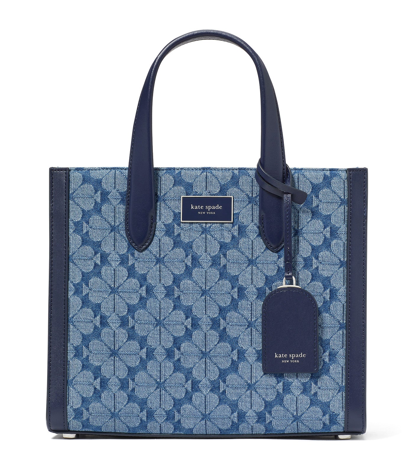 Kate Spade New York Jolie Spade Flower Jacquard Denim Small