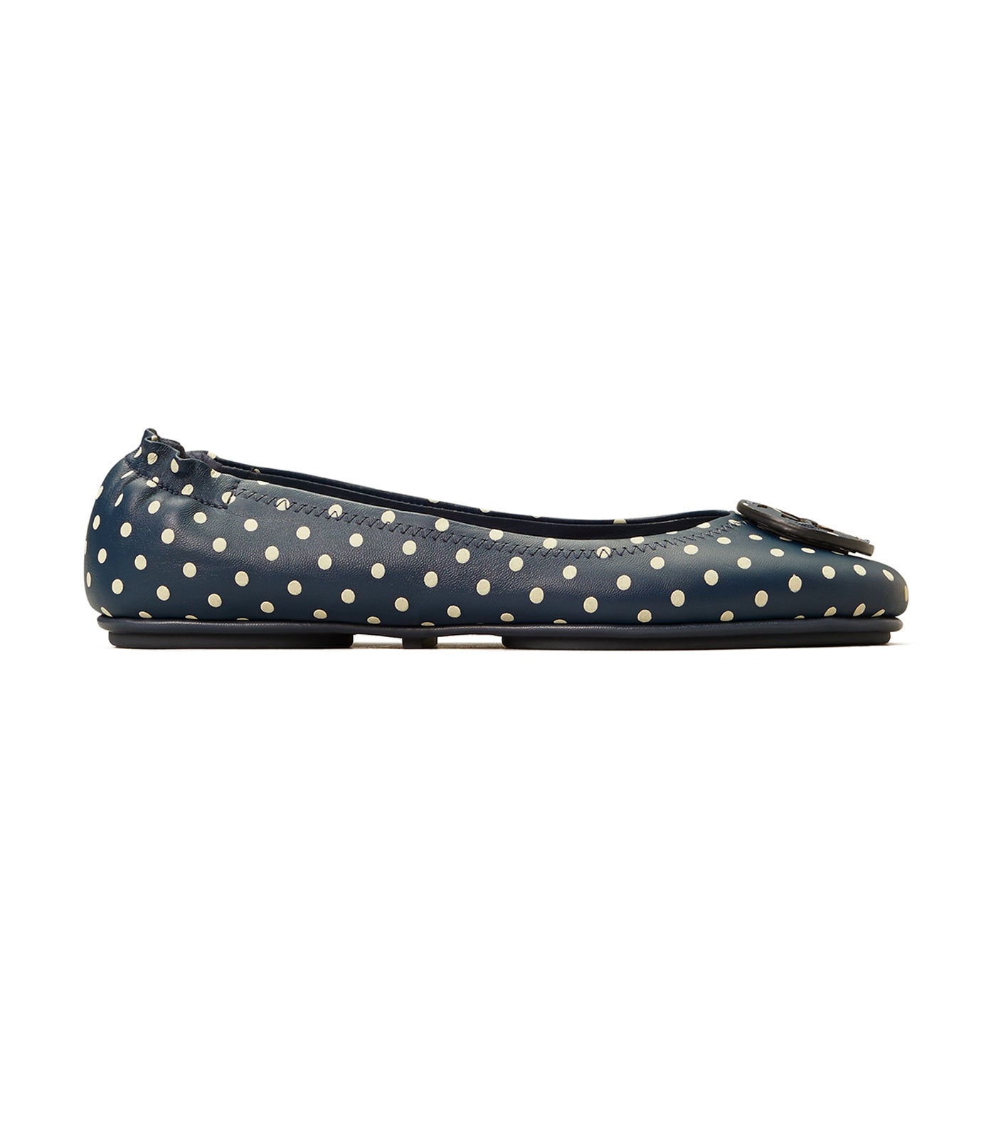 tory burch minnie travel ballet flat printed leather
