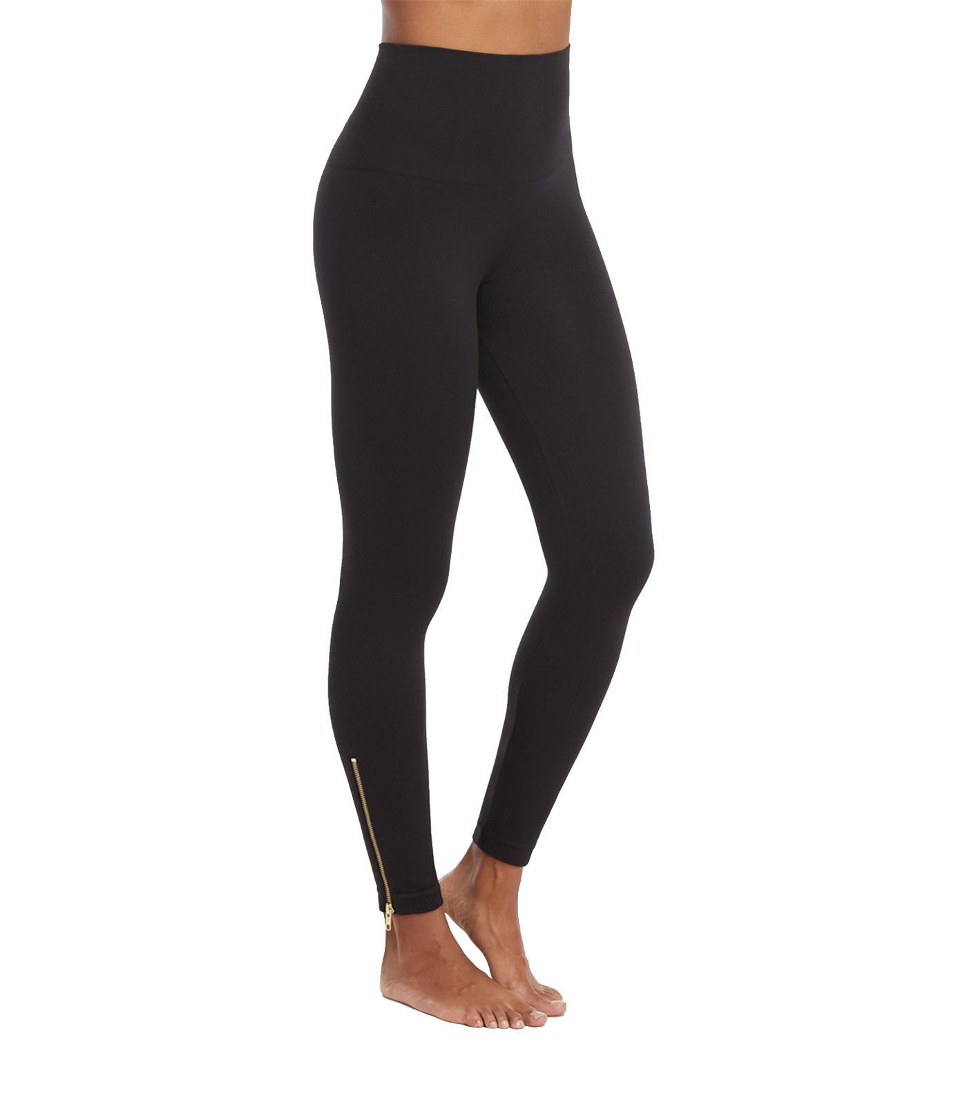 Spanx Women's Black Look At Me Now Seamless Side Zip Leggings Size Small -  $43 - From Francisco