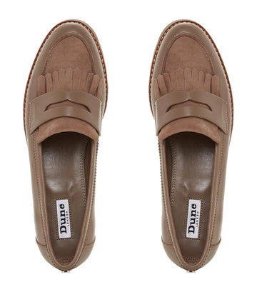 dune gracella flatform loafers