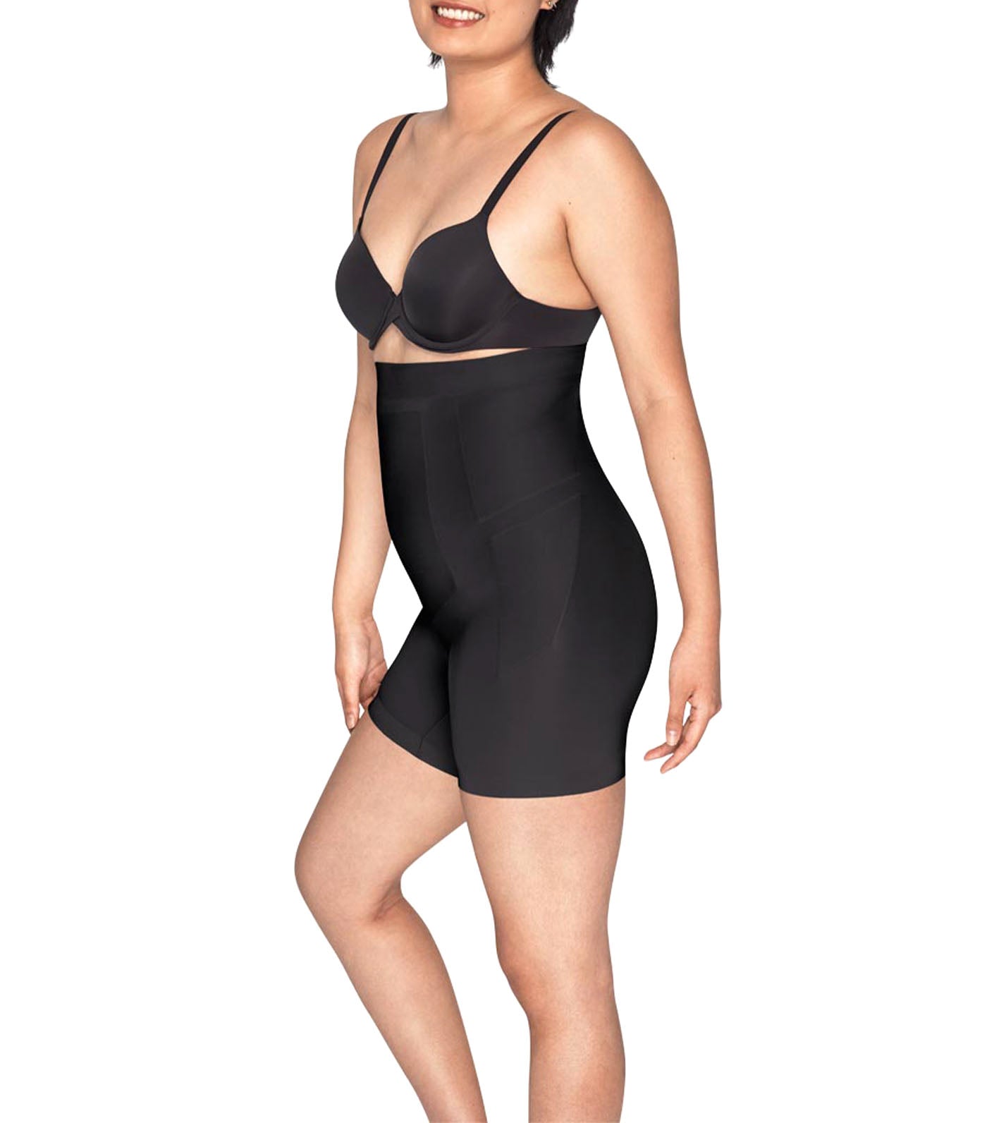 Maidenform Slip with Built-in Bra — Cool Comfort™ and Anti-Static Black 38C  Womens