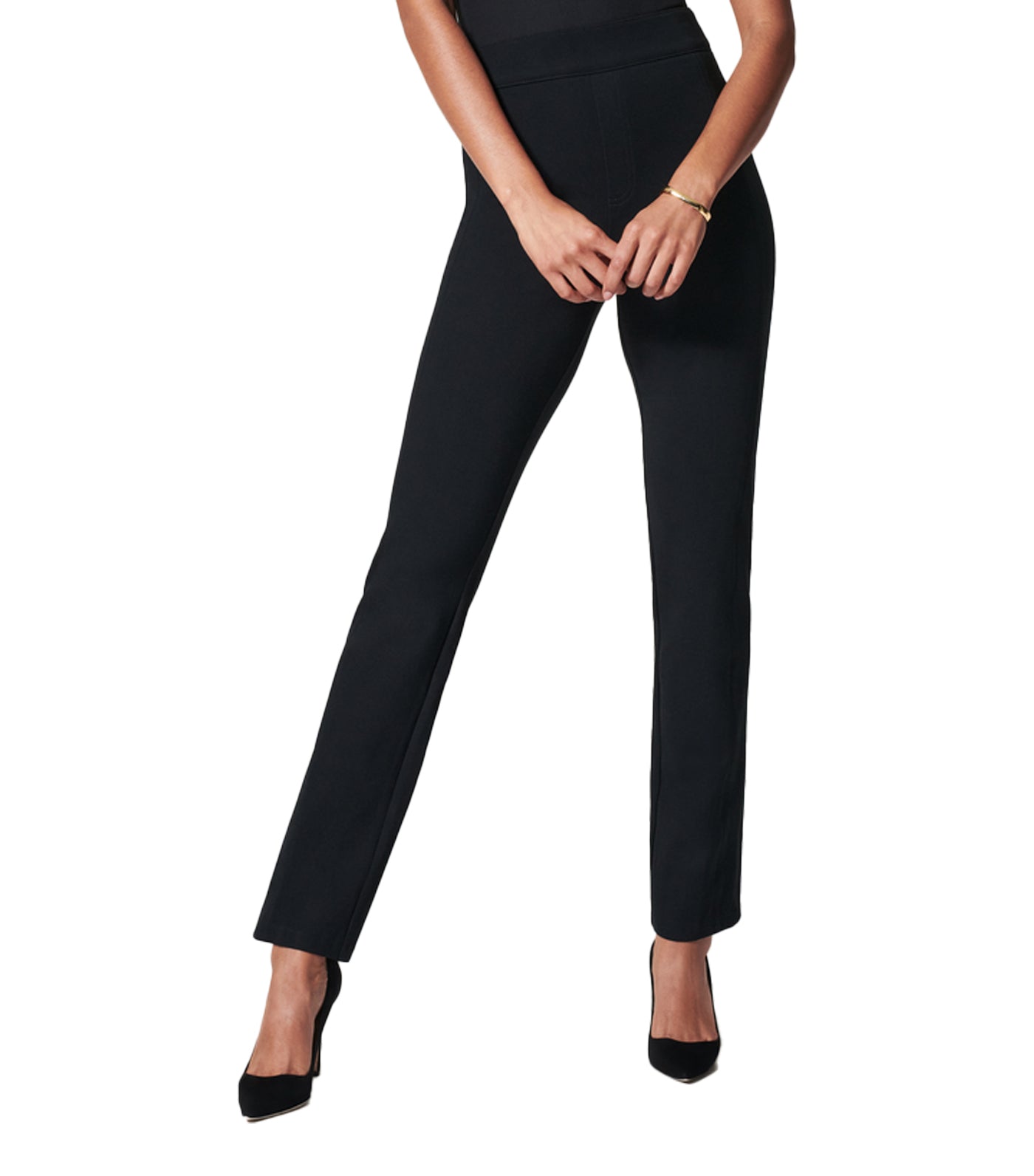 SPANX The Perfect Pant Ankle Backseam Skinny Black