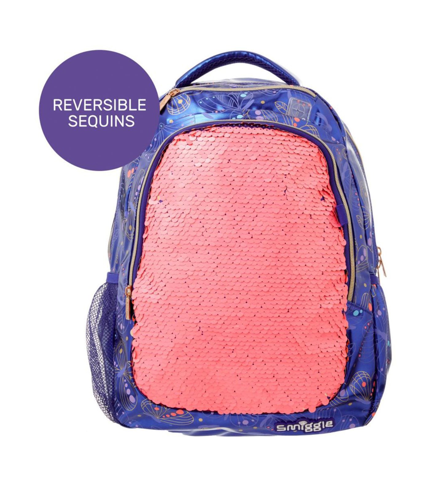 smiggle backpack sequins