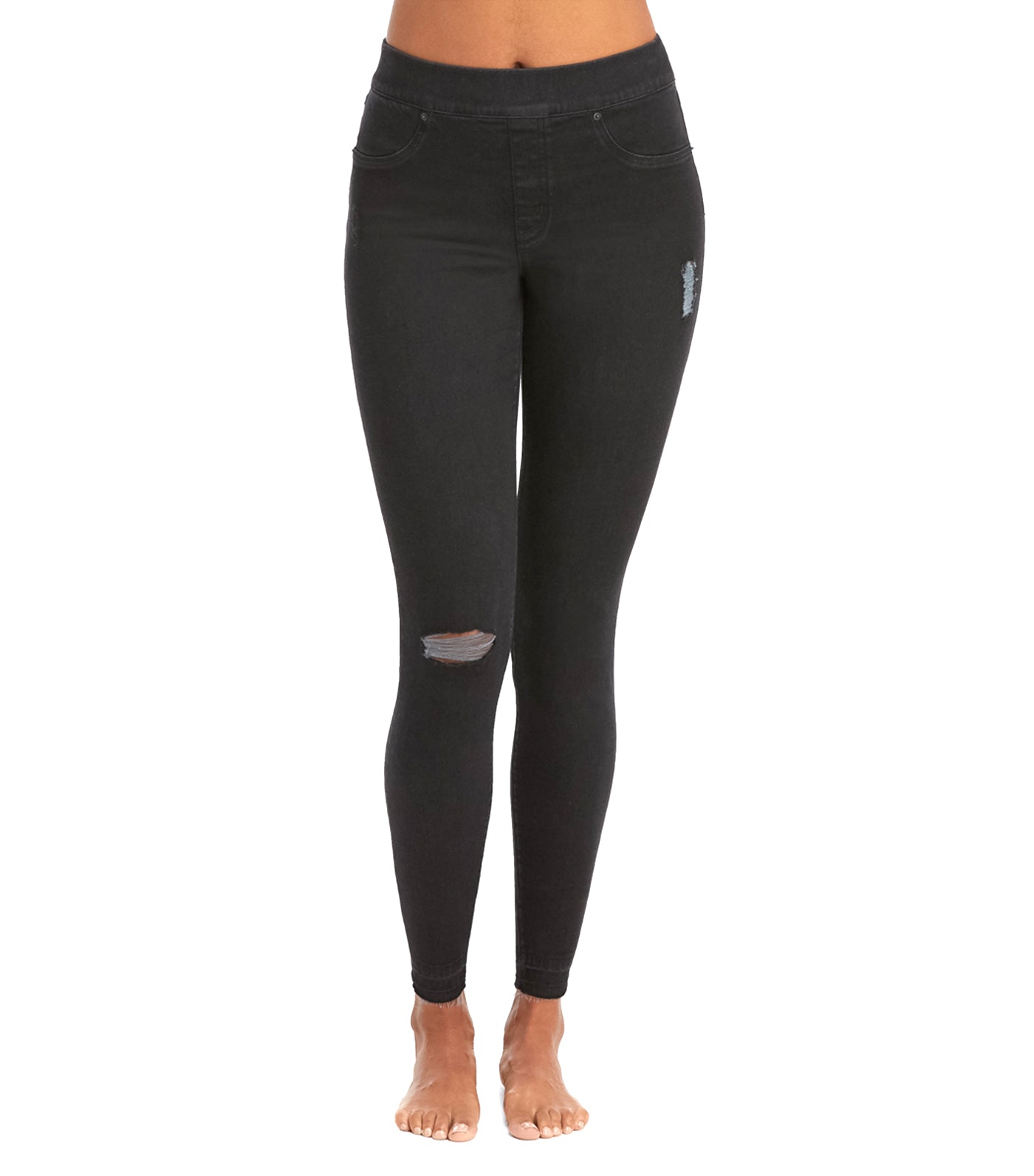 SPANX Jean-ish Ankle Leggings Black XL - Regular 27 at  Women's  Clothing store