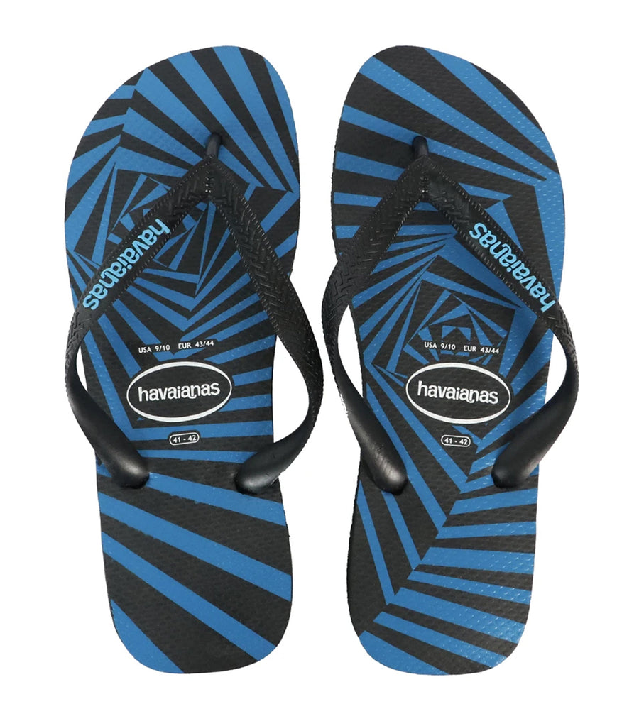 black and blue havaianas