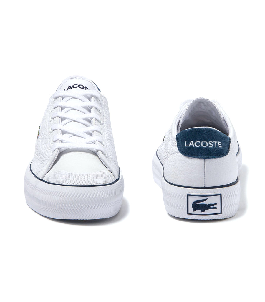 Men's Gripshot Leather and Suede Sneakers White/Navy