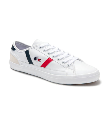 Lacoste Men's Sideline French and Synthetic White/ Navy/Red Rustan's