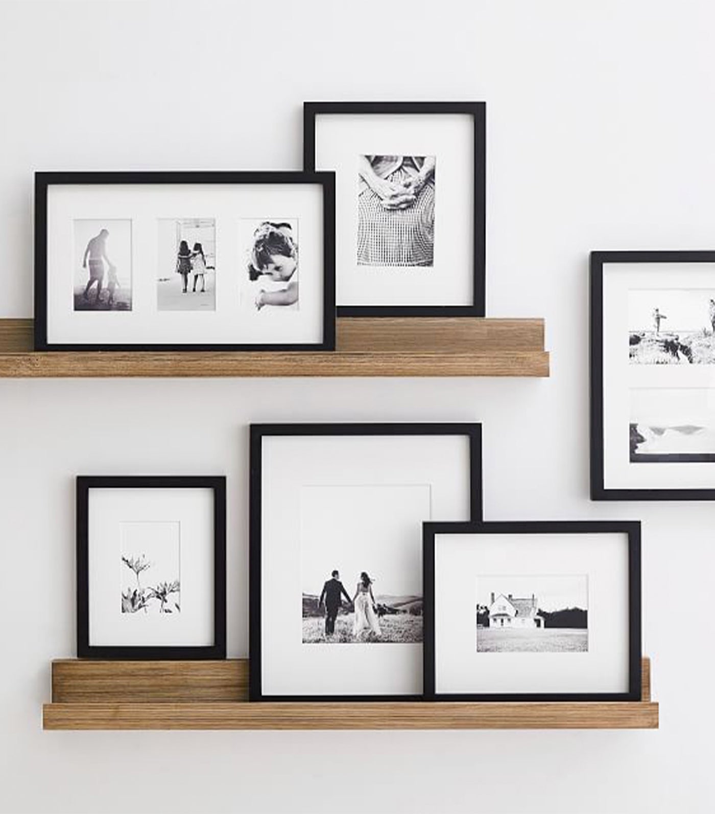 Multi-Mat Metal Gallery Frames - Black