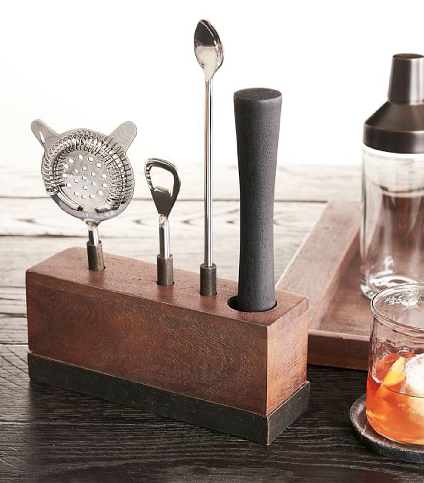 Bleecker Mango Wood Drink Dispenser