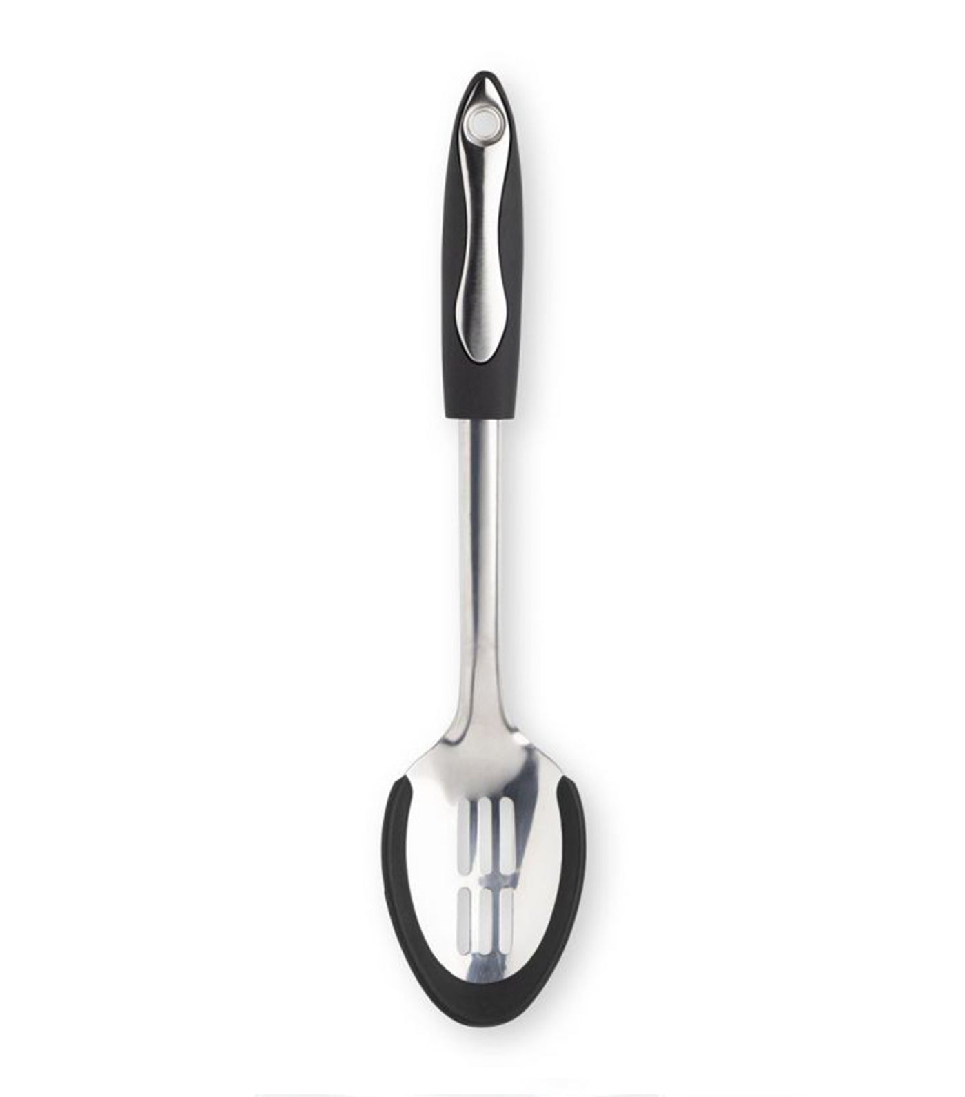 Nylon slotted spoon, 34 cm, Empire Red - KitchenAid brand