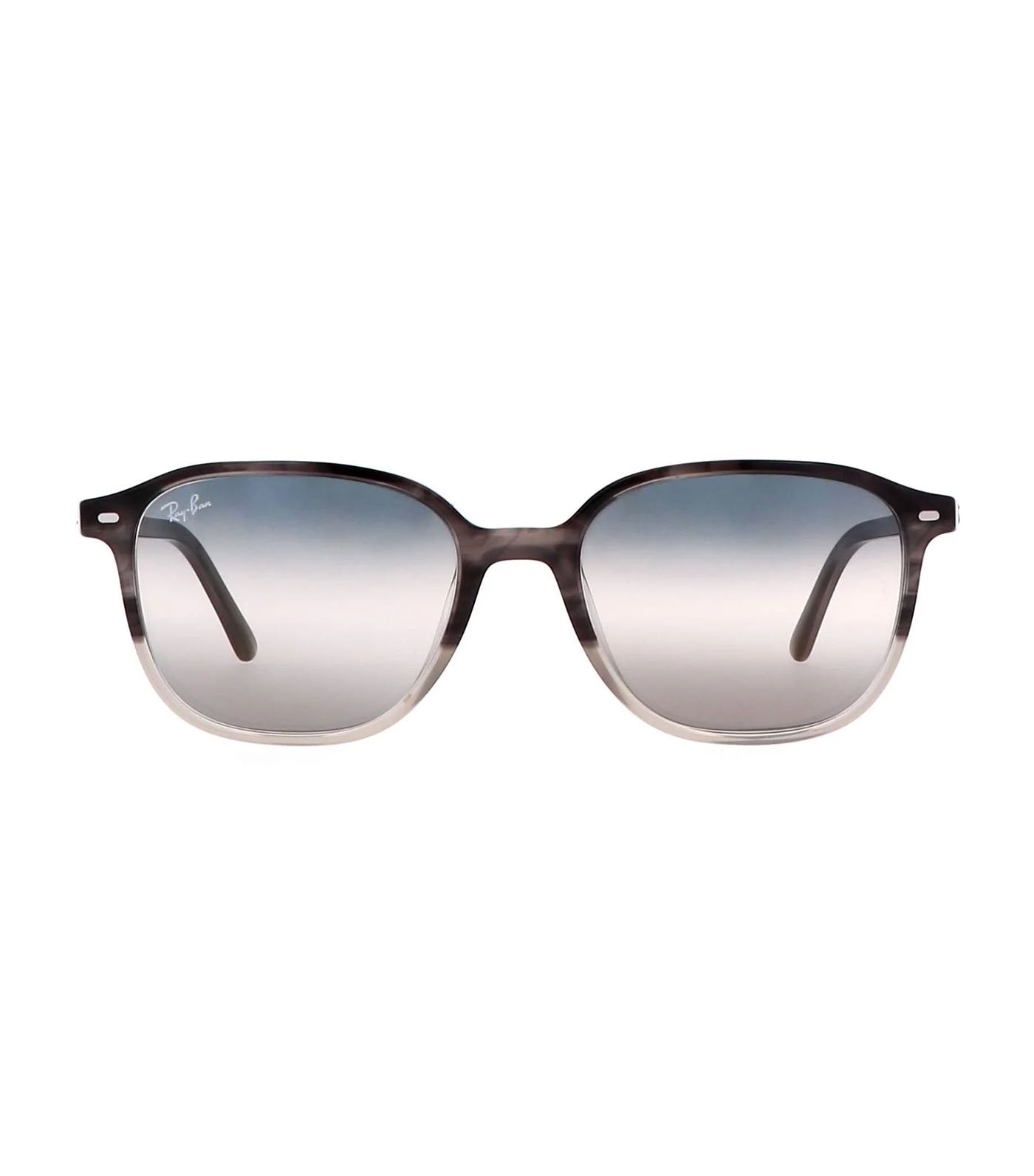 Ray-Ban Powderhorn RB4357/6552/GA Bi-Gradient Black/Clear Blue