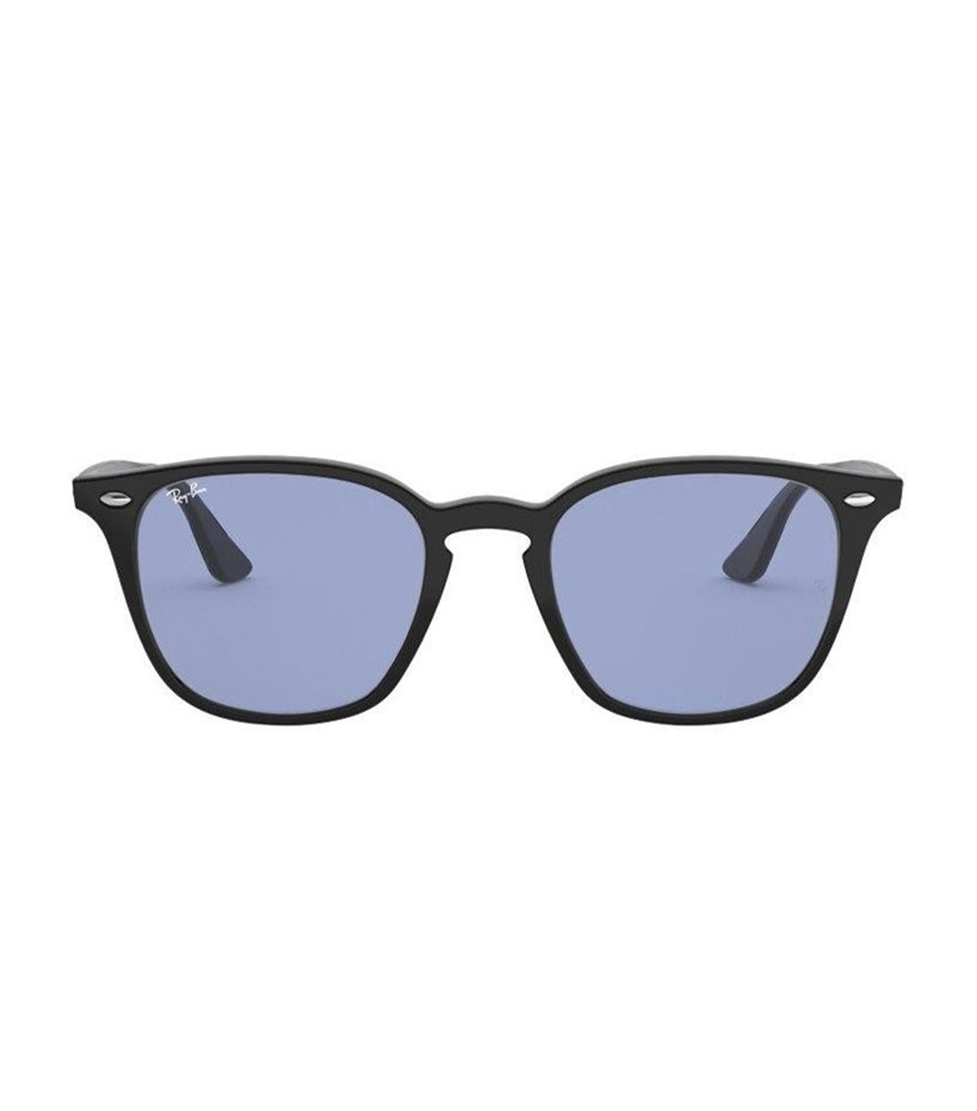 Ray-Ban Powderhorn RB4357/6552/GA Bi-Gradient Black/Clear Blue