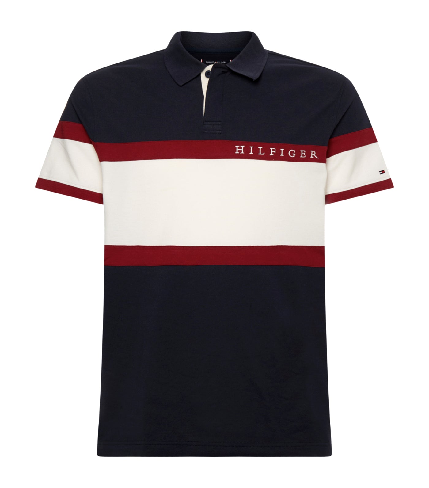 Tommy Hilfiger Men's Chest Embroidery Logo Regular Polo Desert Sky