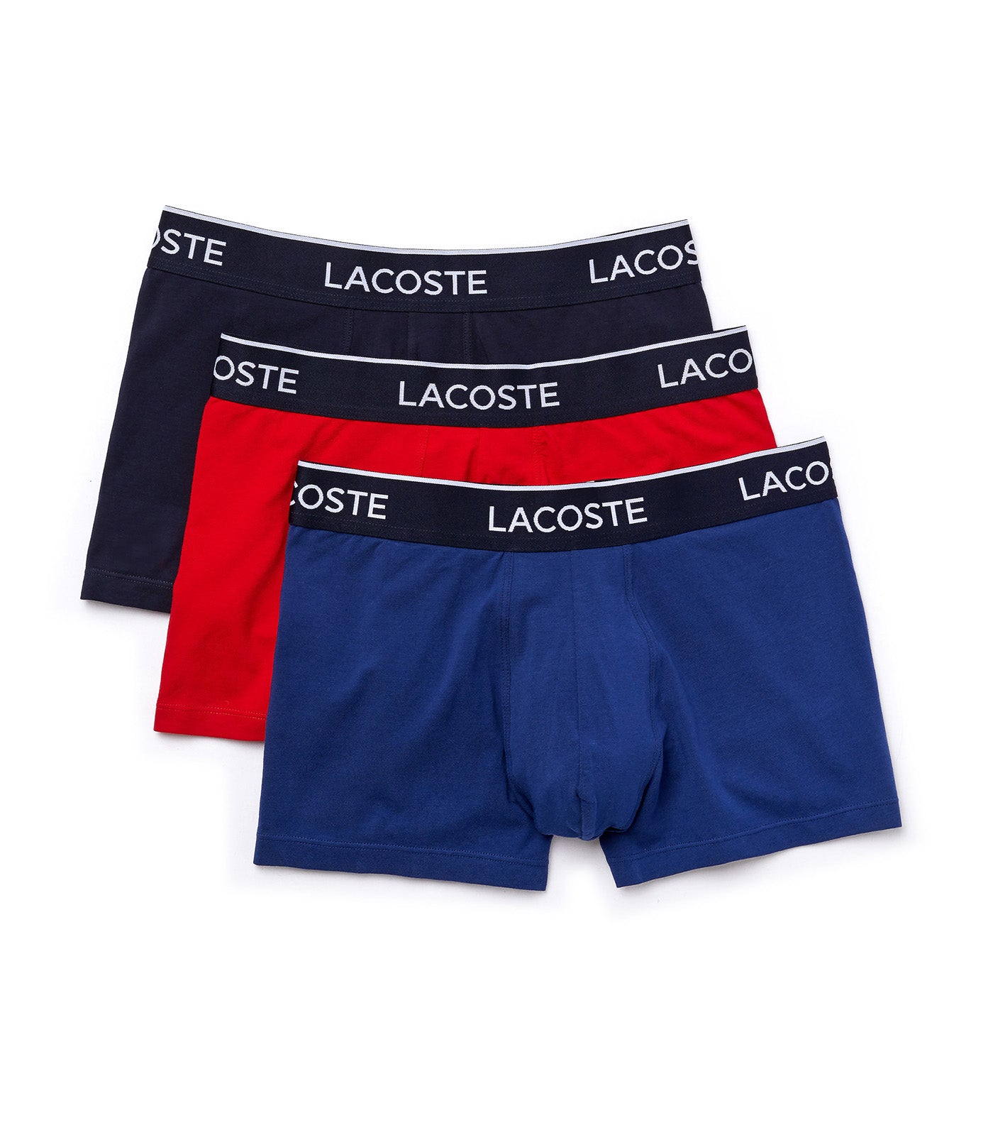 Lacoste Pack of 3 Casual Black Boxer Briefs Black