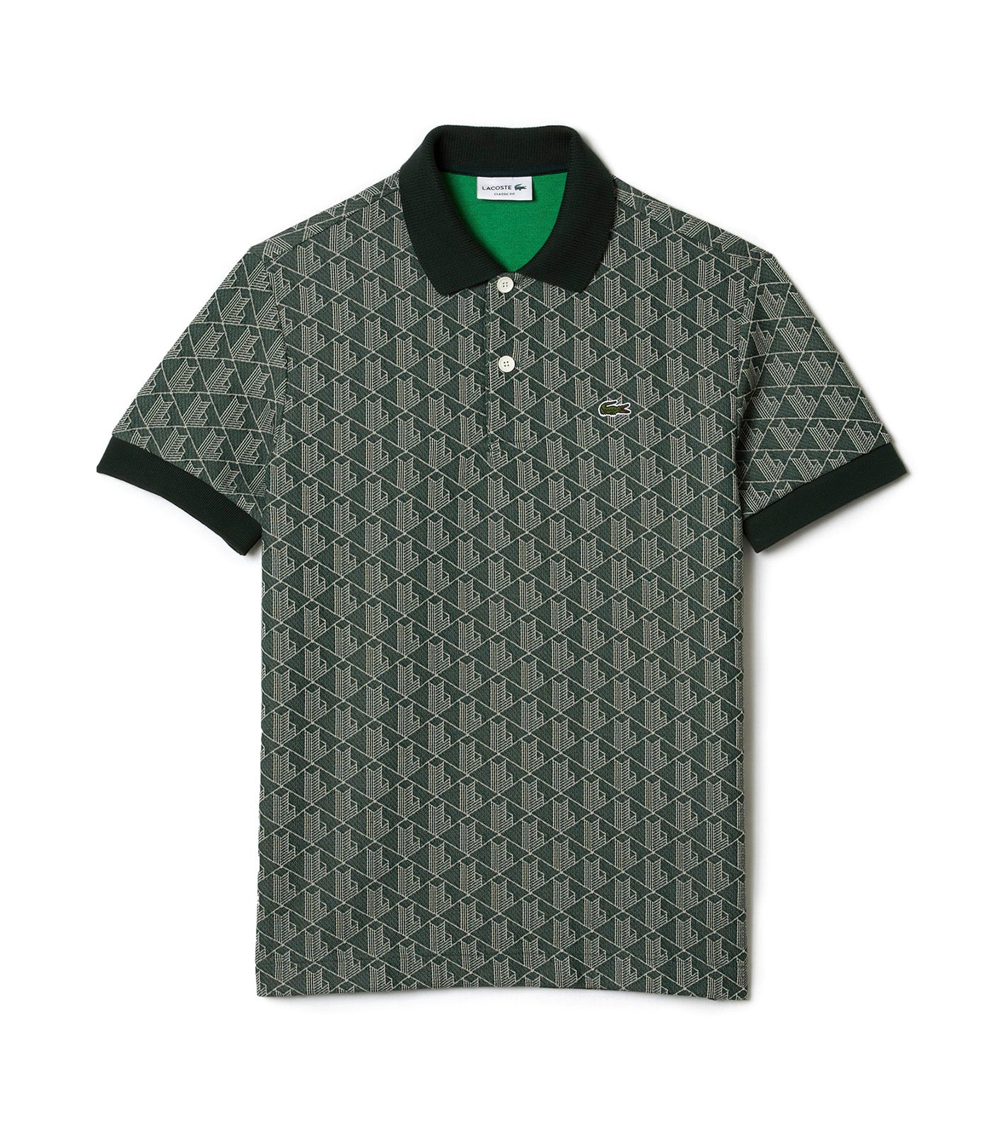 Men's Classic Fit Monogram Print Polo - Men's Polo Shirts - New In 2023