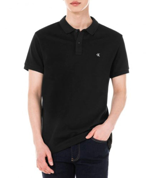 Calvin Klein Jeans Summer Logo Collar Polo Black