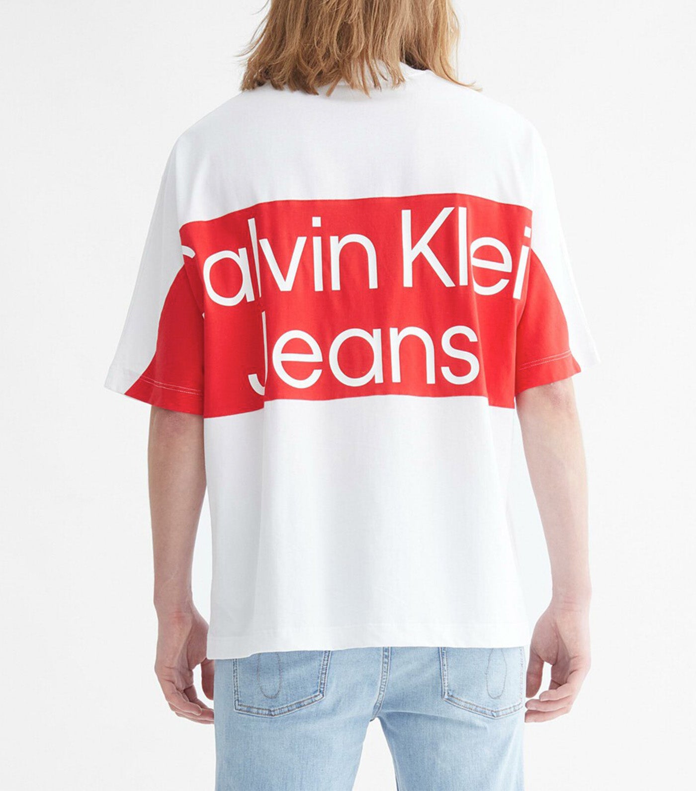 Buy Calvin Klein Ss Relaxed Archive Logo Crw - Calvin Klein Jeans in  Brilliant White 2024 Online