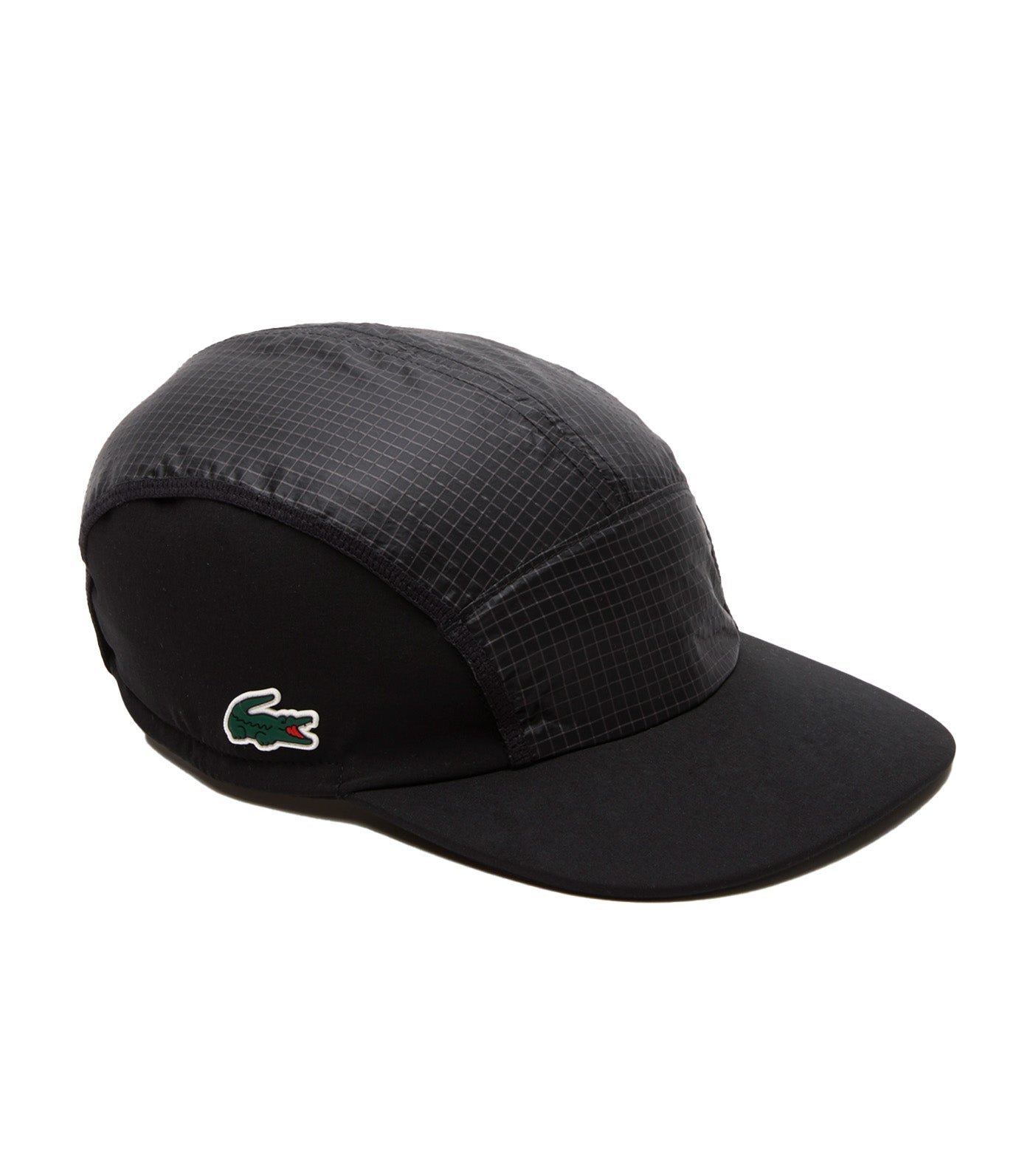 Lacoste Unisex Silicone Crocodile Black Cap