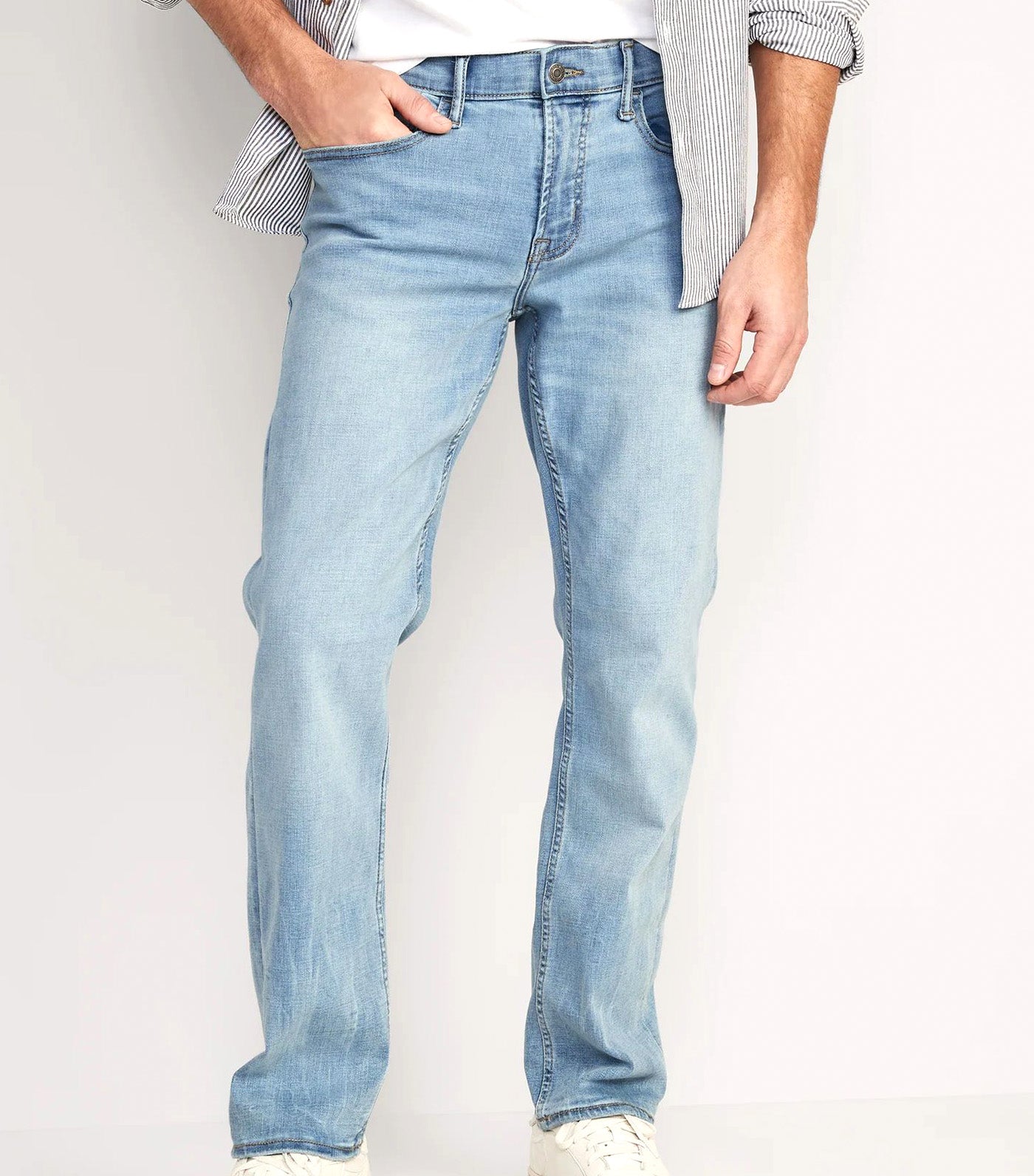 Old Navy Stretch Slim Dark Wash Jeans Mens Size 36x32 Blue RN 54023