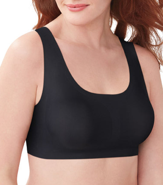 Fruit of the Loom Women's Seamed Soft Cup Wirefree Bra Black (38) 38D at   Women's Clothing store