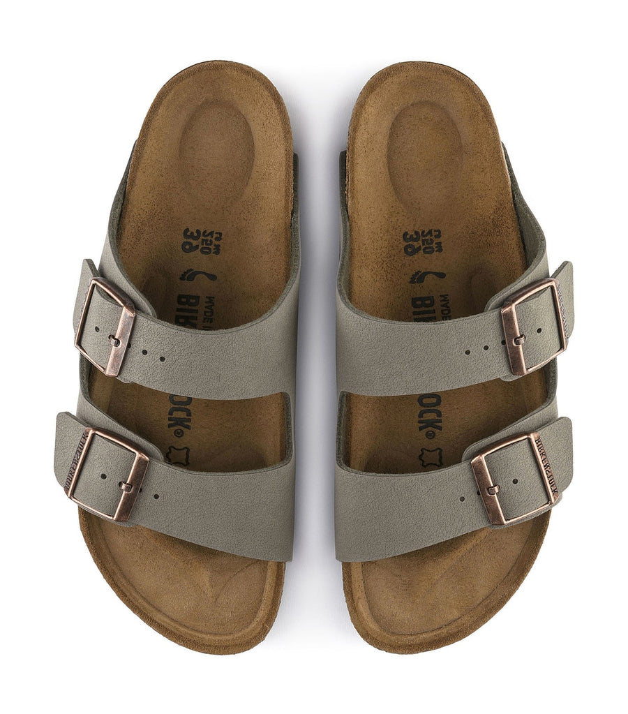 birkenstock arizona nubuck stone