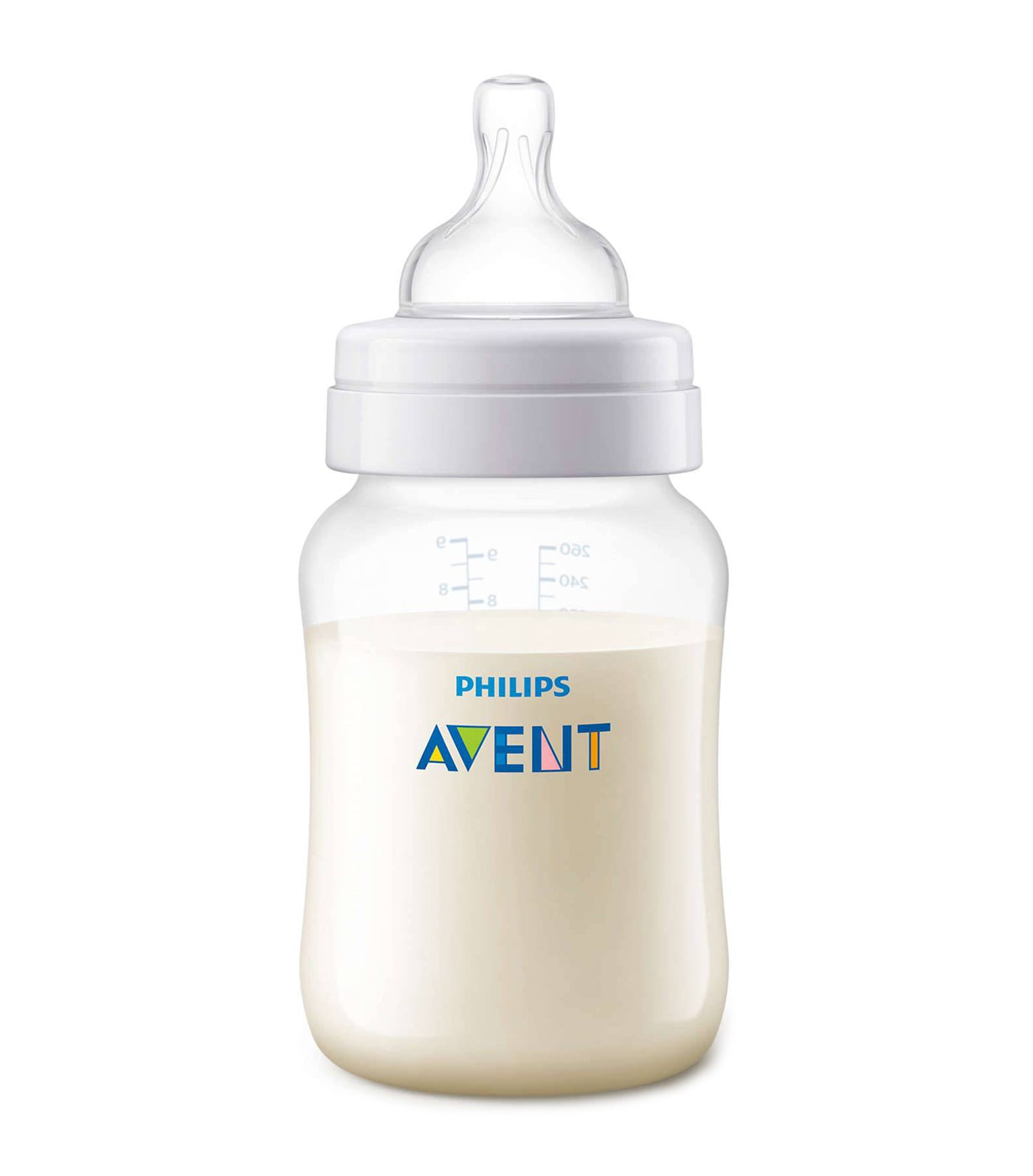 Philips Avent Anti-Colic Baby Bottles, 9oz, 2pk, Clear