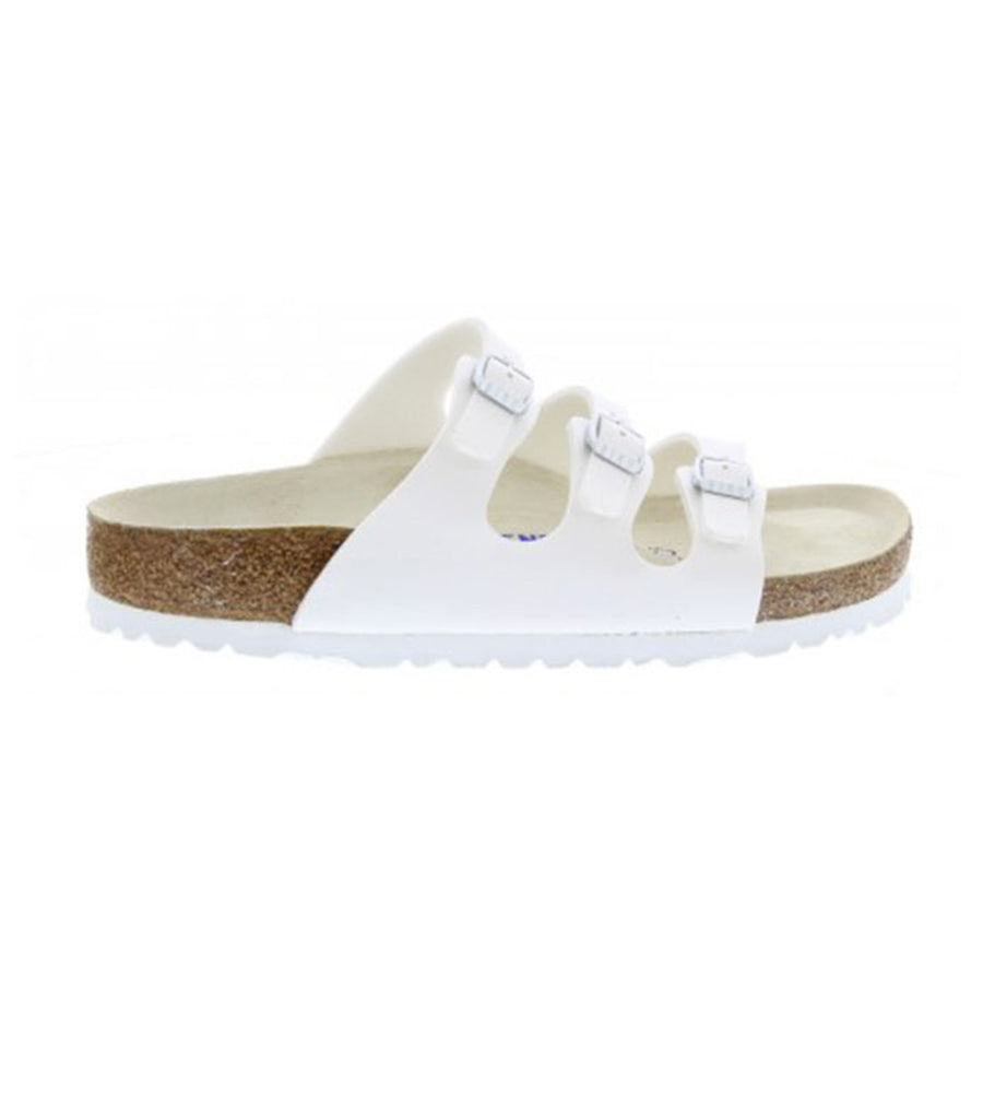 birkenstock florida soft footbed white