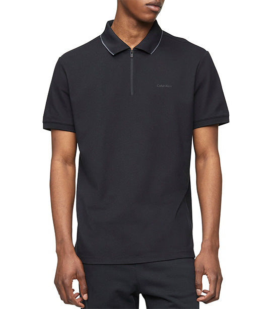 Calvin Klein Move 365 Zip Polo Shirt Black – Rustan's
