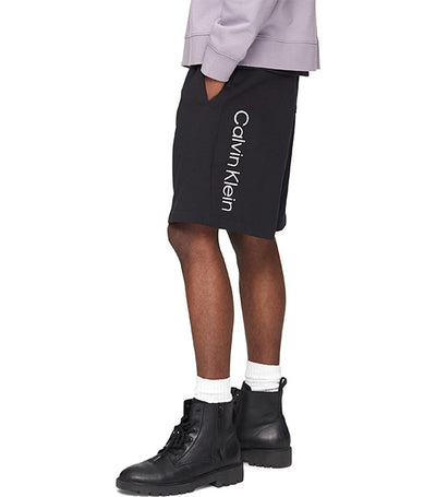 Standard Logo Terry Printed Shorts Black