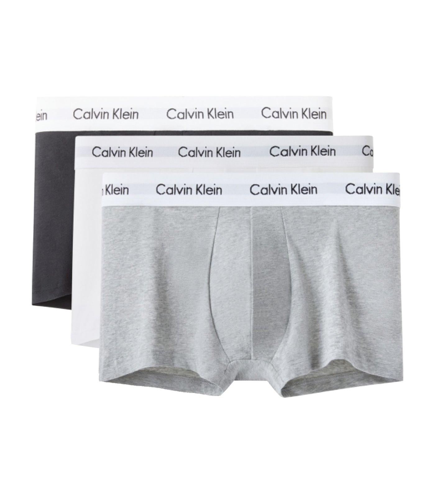 Calvin Klein Modern Cotton Stretch Naturals Hip Brief 3-Pack NB3342-903 -  Free Shipping at LASC