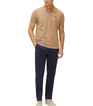 Cortefiel Short-Sleeved Polo Shirt Light Brown – Rustan's