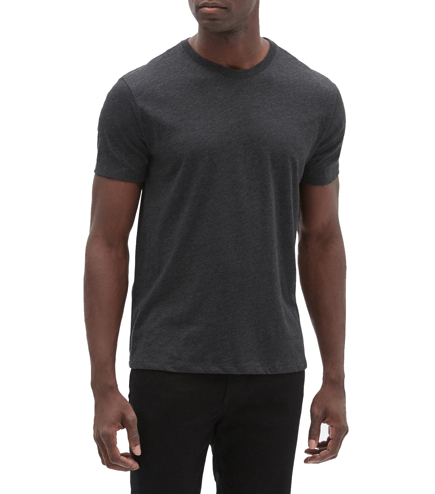 GAP Everyday V-Neck T-Shirt Charcoal Gray