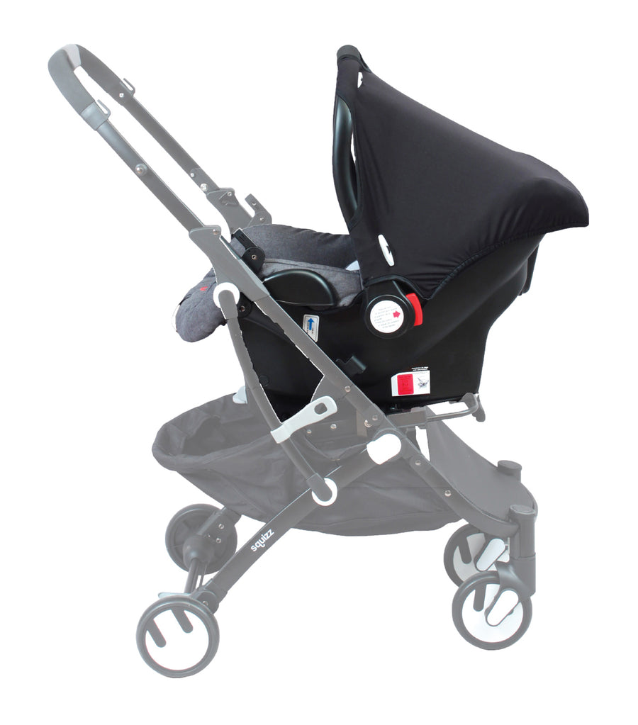 looping stroller with car seat