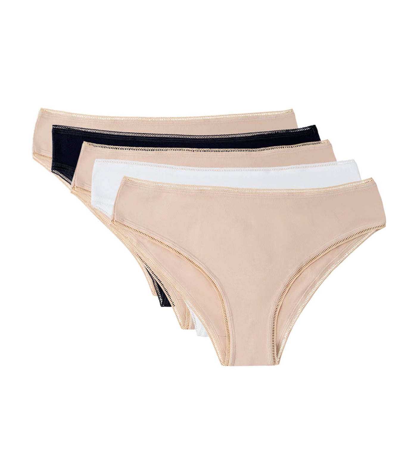 Marks & Spencer 5pk Cotton Lycra® Midi Knickers Panties Underwear