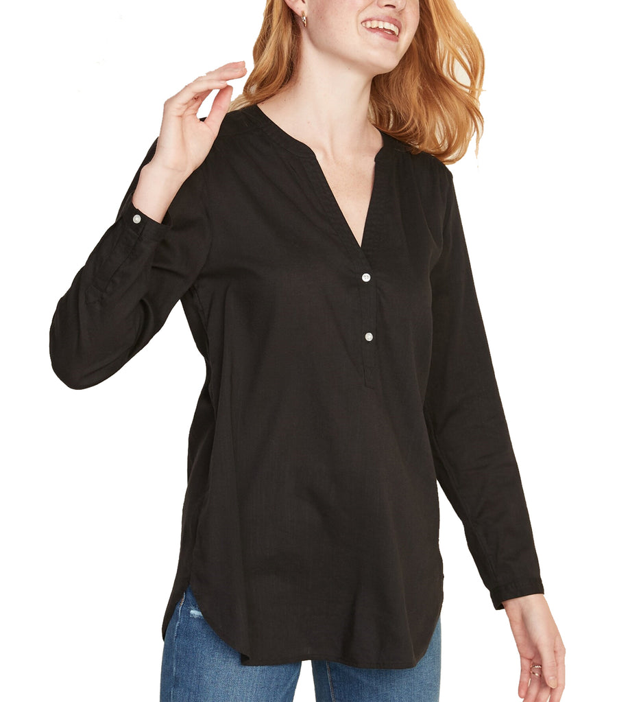 lightweight popover tunic for women